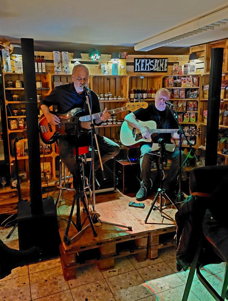 Unsere Musiker beim Suppenabend Gunter und Martin